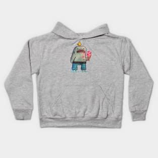 Shark Man Kids Hoodie